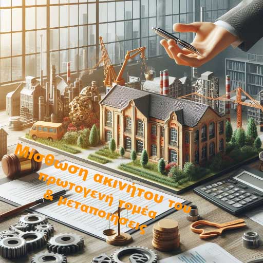 Μίσθωση ακινήτου έναντι τιμήματος για δραστηριότητες του πρωτογενή τομέα και επενδύσεις (άνω των 3 εκ. ευρώ)